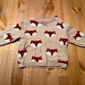 6 month H&M fox sweater set 🦊